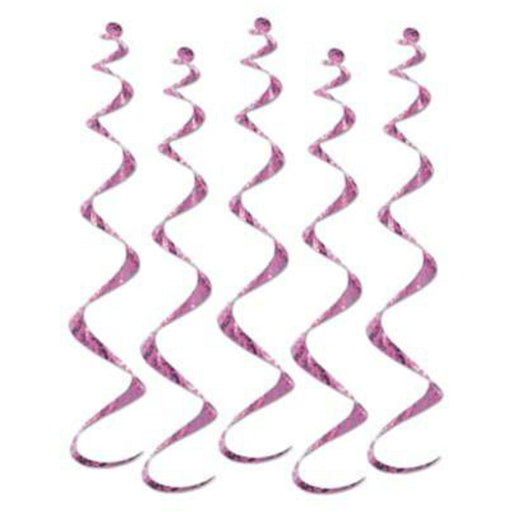 Pink Ribbon Twirl Whirl 5/Pkg 24"