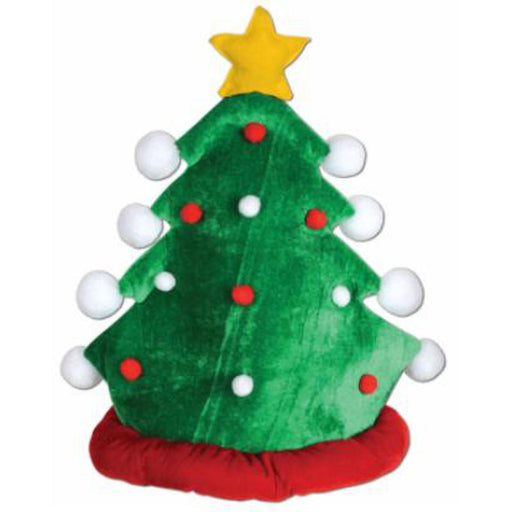 Plush Christmas Tree Hat