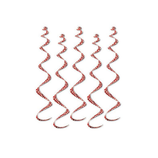 Printed Heart Twirly Whirly - 5 Pack (24 Inches)