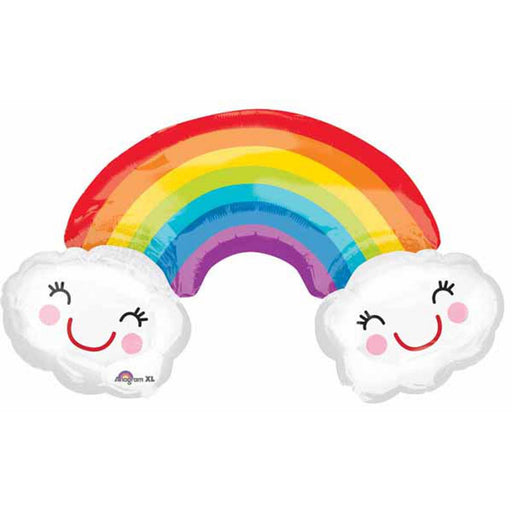 Rainbow With Clouds 37" Shape Package