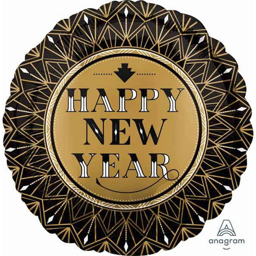 "Roaring Twenties Happy New Year Balloon & Helium Tank Package"