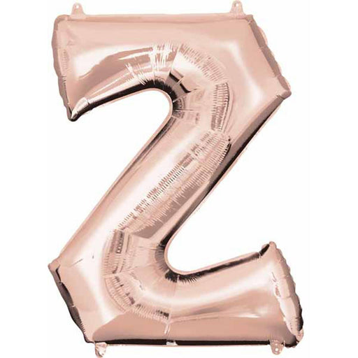 Rose Gold Letter Z 16" Balloon (1/Pk)