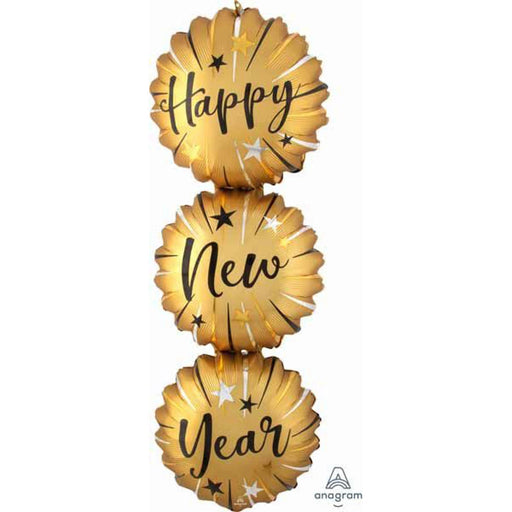 Satin Inf Hny Bursts Balloon - 38" Shape P35 Pkg