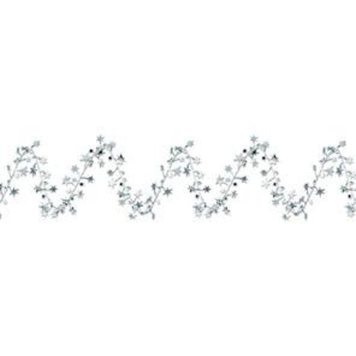 "Silver Star Garland - 25Ft/Pack Gleam N Flex"