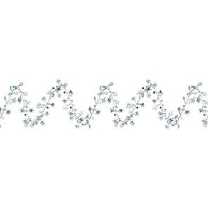 "Silver Star Garland - 25Ft/Pack Gleam N Flex"