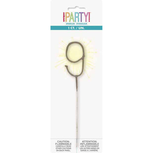 "Sparkling 7" Number 9 For Celebrations And Parties"