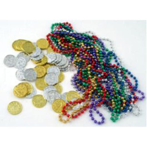 "Treasure Loot Pack - 50 Coins, 12 Beads"