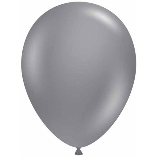 Tuftex 17" Gray Smoke Balloons (50/Bag)