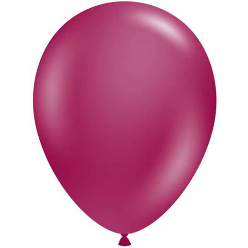 Tuftex 17" Burgundy Latex Balloons - 50/Bag