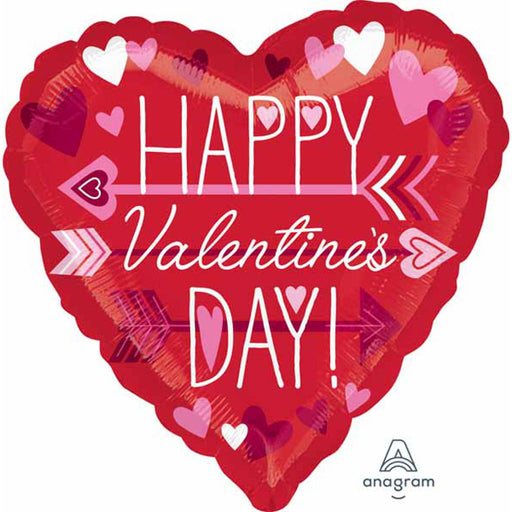 "Valentine Wishes Heart-Shaped Balloon Pack"
