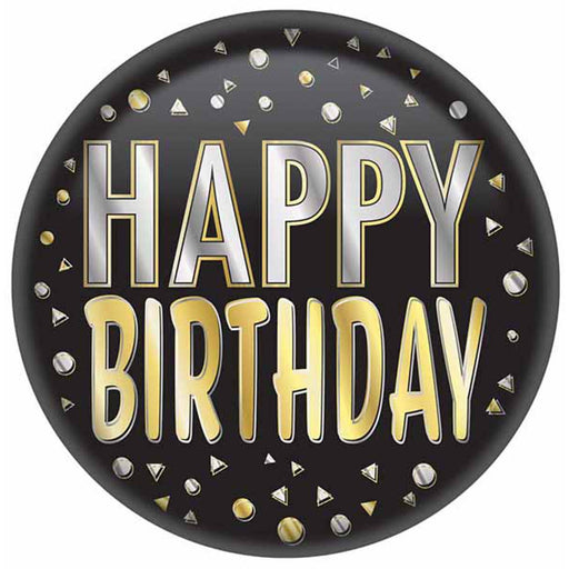 Vibrant Happy Birthday Button