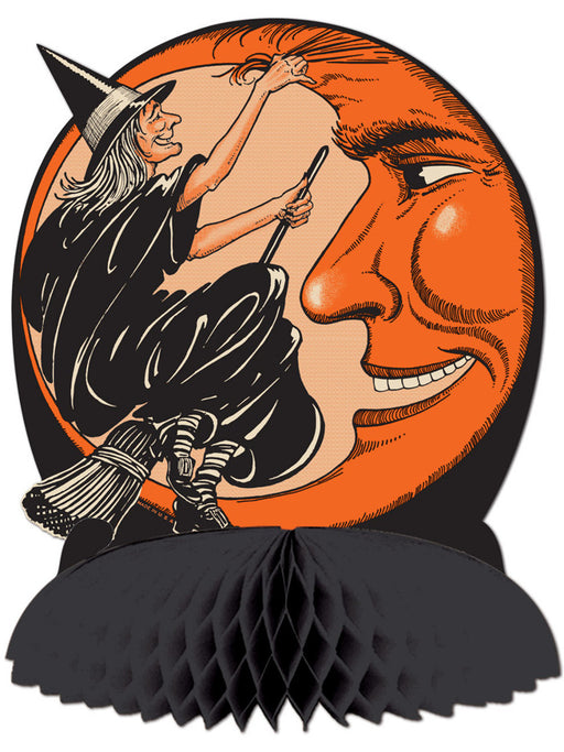 Vintage Witch & Moon Centerpiece