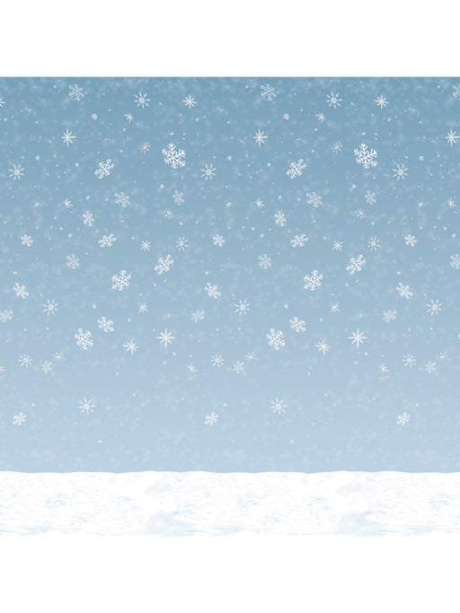 Winter Sky Wall Backdrop Decal (1/Pk)