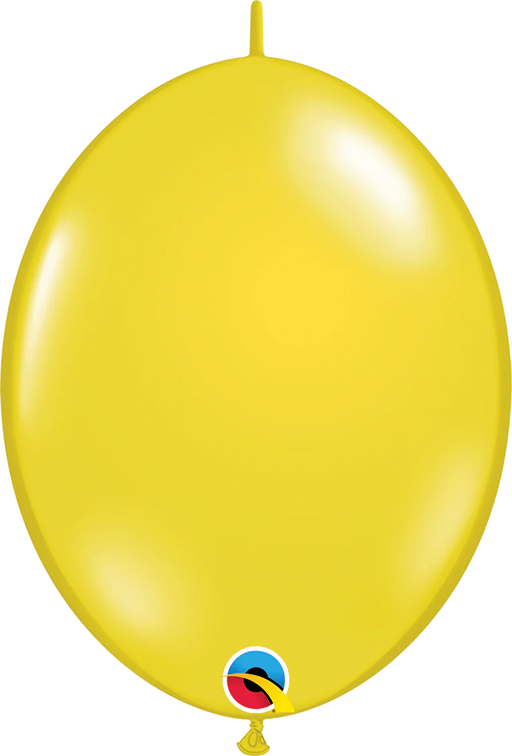 Qualatex QuickLink Citrine Yellow 12" Latex Balloons (50/Pk)