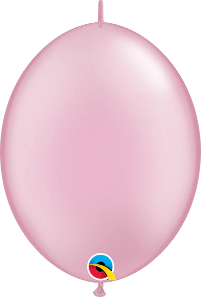 Qualatex QuickLink Pearl Pink 12" Latex Balloons (50/Pk)