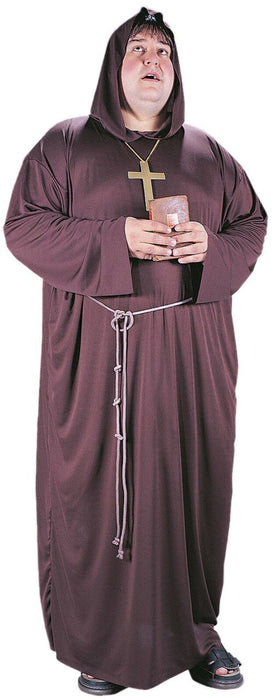 Classic Monk Costume For Men Plus size (6'2" up to 300lbs) (1/Pk)