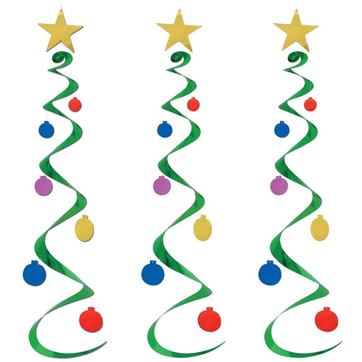 Christmas TreeSparkling Christmas Tree Whirls (3/Pk)