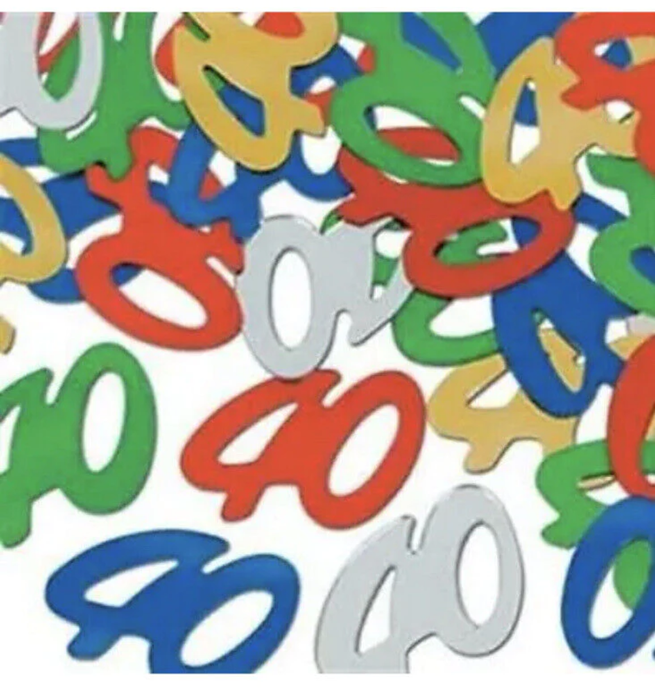 Vibrant Milestone Fanci-Fetti Multi-Color 40 Silhouettes (3/Pk)