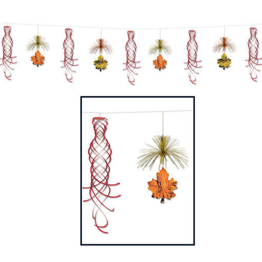 Leaf Shimmer Garland Party Accessory