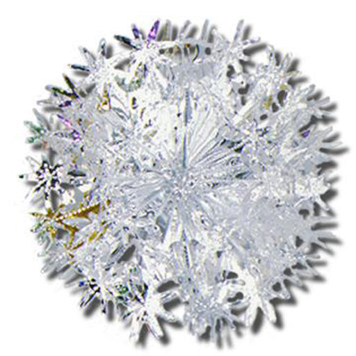 12" Silver Star Ball