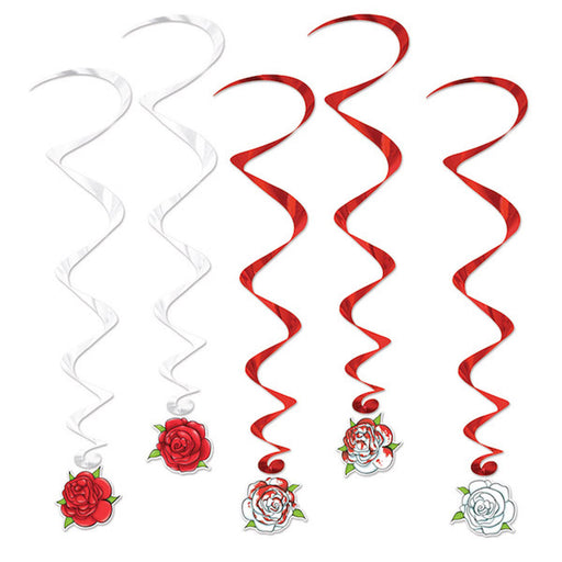 Rose Whirls 5/Pkg