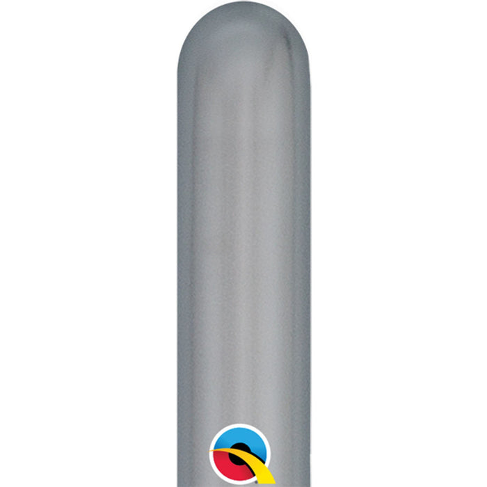 Qualatex Animal Twisty Silver 260Q Latex Balloons (100/Pk)