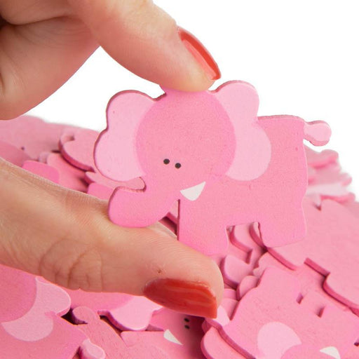 Baby Shower Wooden Clothes Peg - Elephant 6ct - Shimmer & Confetti