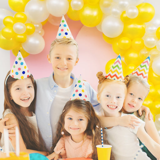 16-Foot DIY Yellow and White Popcorn Balloon Garland and Arch Kit - Main 2