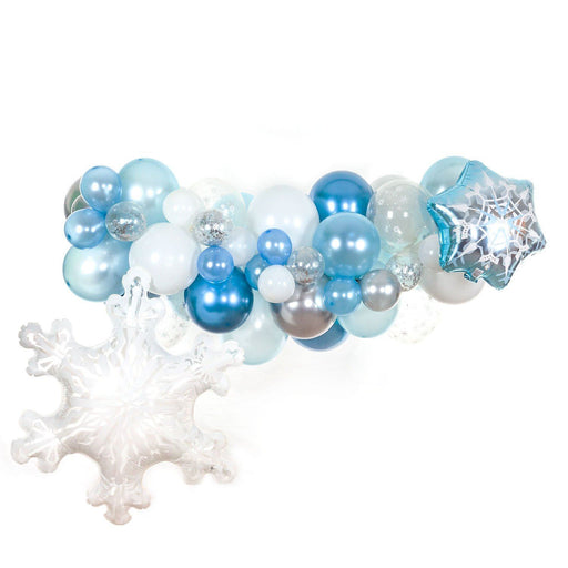 Winter Onederland Balloon Arch and Garland Kit (5, 10, 16 foot) - Shimmer & Confetti