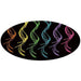 "12-Pack Of Red White Blue Large Curls"