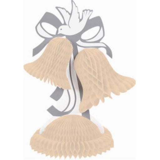 12" Apricot Bell Centerpiece (1/Pkg) For Elegant Table Settings