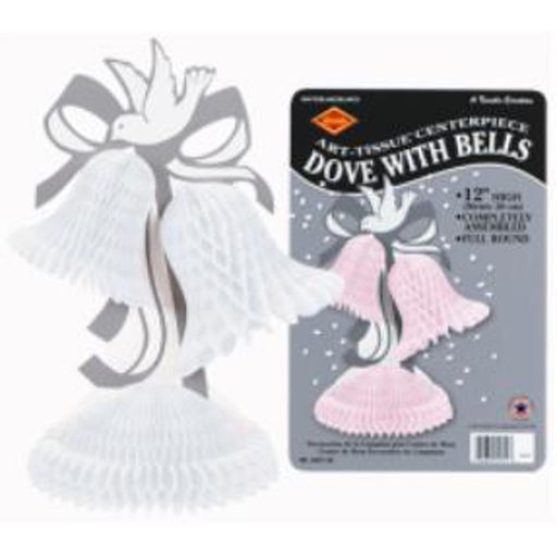 12" Light Blue Bell Centerpiece (1/Pkg)