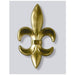"13" Gold Plastic Fleur De Lis Decoration"