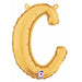 "14" Gold Script Letter C"