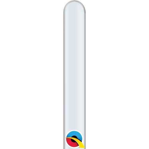 Qualatex Animal Twisty Diamond Clear 160Q Latex Balloons (100/Pk)