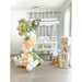 16ft Sage, Peach and White Balloon Arch and Garland Kit