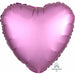 "18" Heart Flamingo Satin Balloon For A Tropical Vibe"