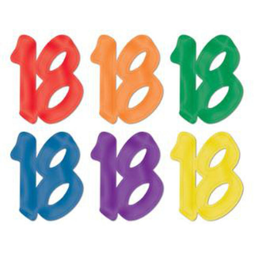 Vibrant Whirl Delights Assorted 18-Inch Swirl Decorations in Multicolor (5/Pk)
