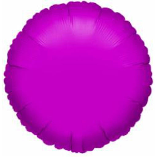 18" Round Flat Fuchsia S15 Bulb (21566)