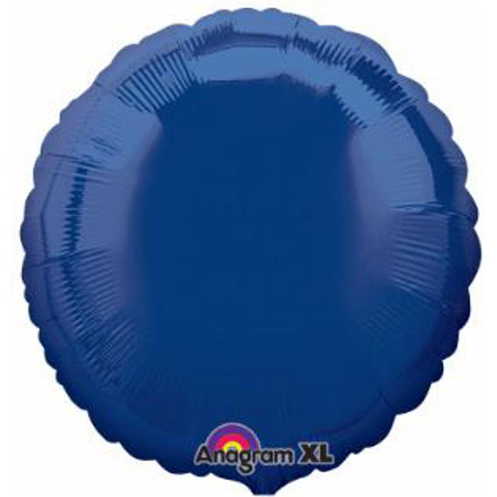 18" Round Flat Navy Blue S15.