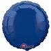 18" Round Flat Navy Blue S15.