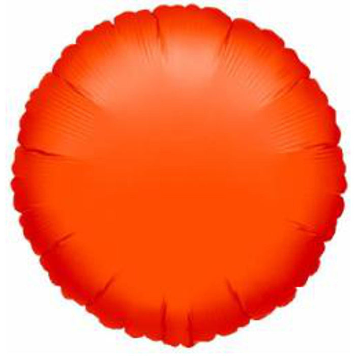 18" Round Flat Orange S15 Light Bulb - 04561