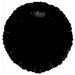 18" Round Flat Opaque Black S15 Light Fixture