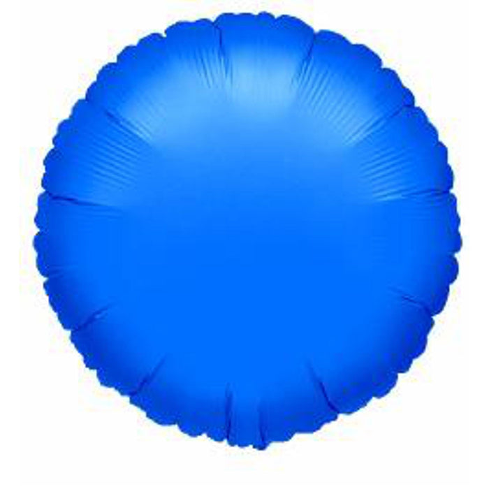 18" Round Flat Metallic Blue S15 Light Fixture.