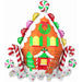 30" Gingerbread House Kit - P35 Shape