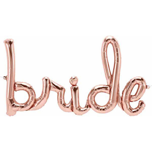 33" Rose Gold Bride Balloon.