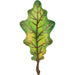 42" Fall Green Oak Leaf Foil Balloon