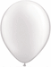 Qualatex Pearl 11" White Latex Balloon (100/Pk)