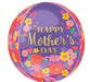 Happy Mother Day Sweet Florals Orbz 16" Balloon