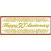 "50Th Anniversary Jumbo Sign Banner"